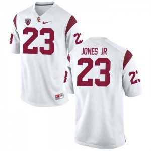 #23 Velus Jones Jr USC Men's Official Jersey White