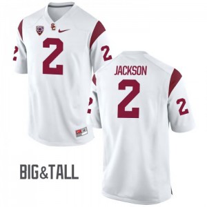 #2 Adoree' Jackson USC Trojans Men's Big & Tall Player Jerseys White