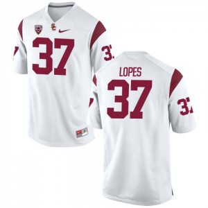 #37 Matt Lopes USC Men's Stitched Jerseys White