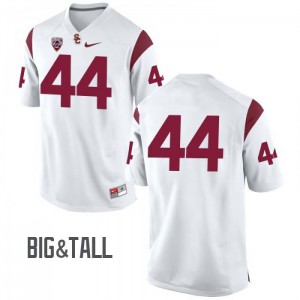 #44 Malik Dorton USC Men's No Name Big & Tall NCAA Jerseys White