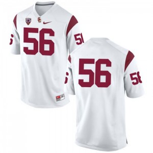 #56 Jordan Iosefa USC Men's No Name NCAA Jersey White