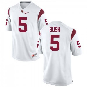 #5 Reggie Bush USC Trojans Men's Stitched Jersey White