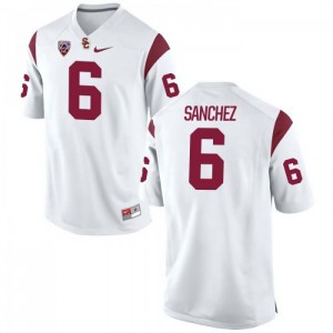 #6 Mark Sanchez USC Men's Alumni Jersey White