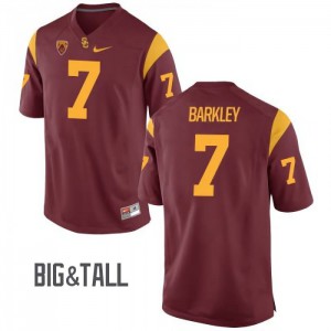 #7 Matt Barkley Trojans Men's Big & Tall Stitched Jerseys Cardinal