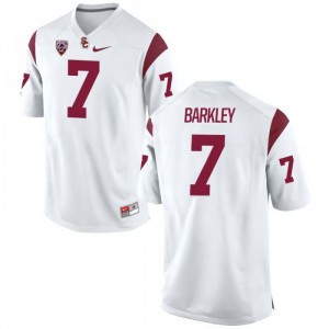 #7 Matt Barkley USC Trojans Men's High School Jersey White