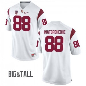 #88 Daniel Imatorbhebhe USC Trojans Men's Big & Tall University Jerseys White