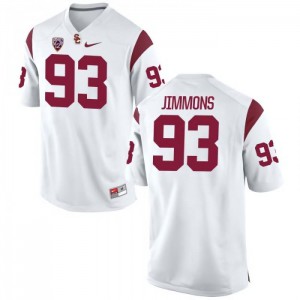 #93 Liam Jimmons USC Men's Player Jerseys White