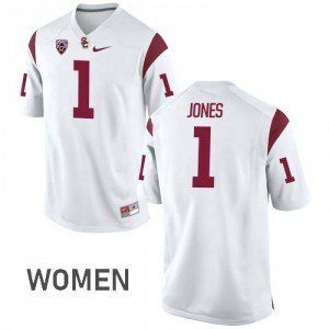 #1 Jack Jones USC Trojans Women's Stitched Jersey White