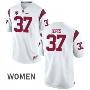 #37 Matt Lopes USC Women's Official Jersey White