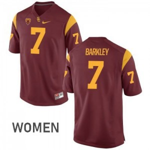#7 Matt Barkley Trojans Women's NCAA Jersey Cardinal