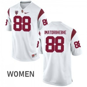 #88 Daniel Imatorbhebhe USC Trojans Women's Alumni Jerseys White