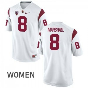 #8 Iman Marshall USC Women's College Jersey White