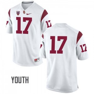 #17 Josh Imatorbhebhe USC Youth No Name Player Jerseys White