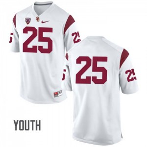 #25 Ronald Jones II USC Trojans Youth No Name Alumni Jerseys White