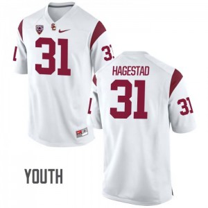 #31 Richard Hagestad USC Youth Alumni Jersey White
