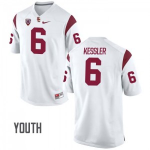 #6 Cody Kessler Trojans Youth High School Jersey White