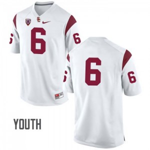 #6 Cody Kessler USC Trojans Youth No Name High School Jerseys White