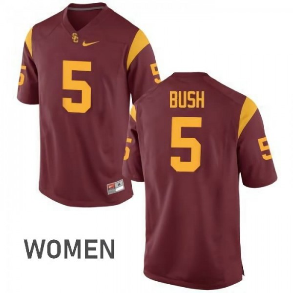 5 Reggie Bush USC Women's University Jersey Cardinal, Reggie Bush USC  Trojans Jersey, Uniforms for Boys & Girls